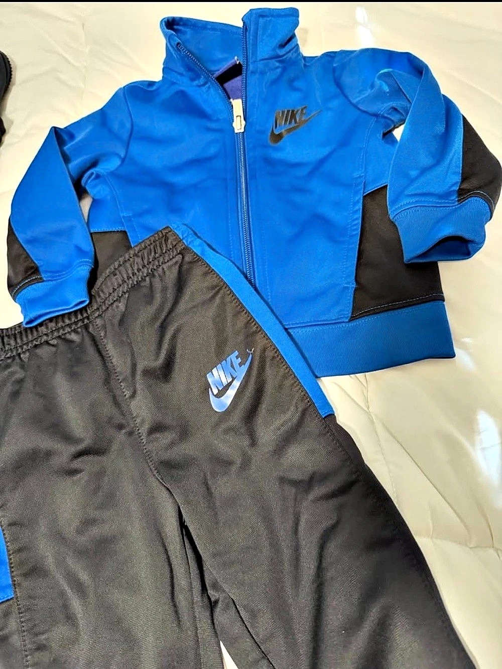 Nike Kids Blue & Black Track Set